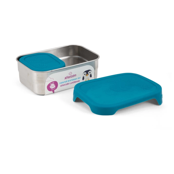 Affenzahn - Lunchbox Set Shark - Madopbevaring 3 Affenzahn - Lunchbox Set Shark - Madopbevaring - Billede 3