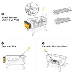 BioLite - FirePit Poker -Udendørs køkken forsyninger discountbutik biolite firepit poker detail 3