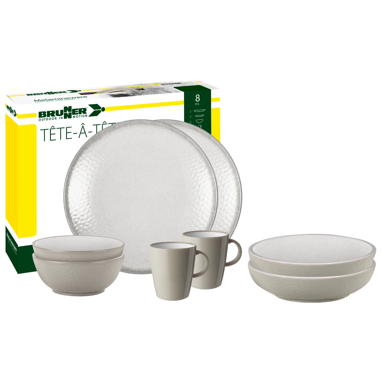 Brunner - Set Tête-À-Tête - Stel-sæt 2 Brunner - Set Tête-À-Tête - Stel-sæt - Billede 2