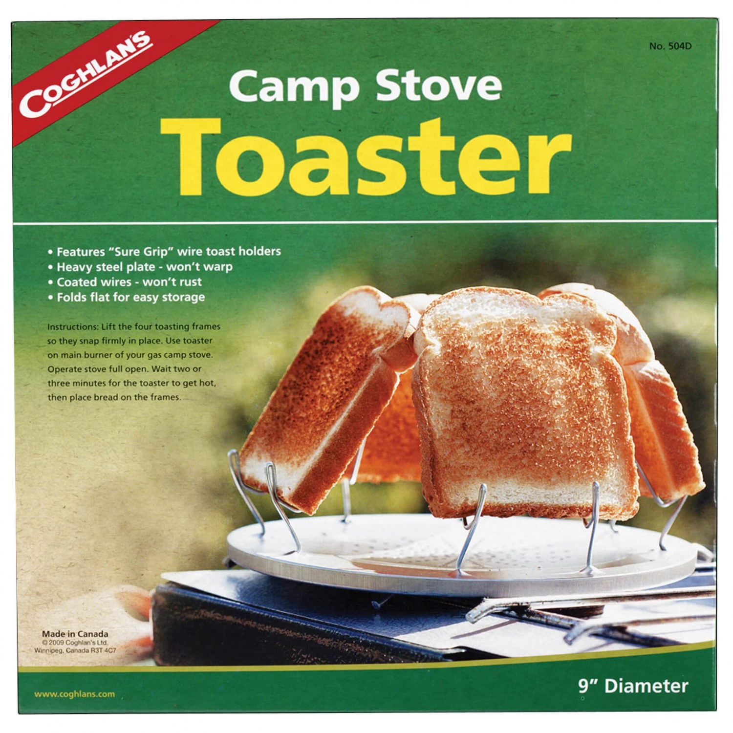 Coghlans - Campingtoaster 3 Coghlans - Campingtoaster - Billede 3