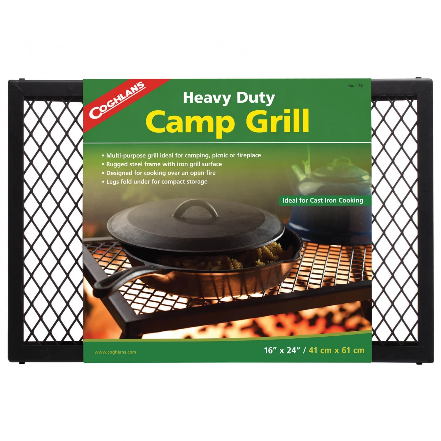 Coghlans - Heavy Duty Foldable Grill - Kogeapparater Til Tørbrændstof 2 Coghlans - Heavy Duty Foldable Grill - Kogeapparater Til Tørbrændstof - Billede 2