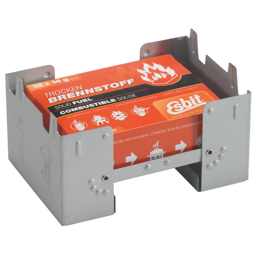 Esbit - Large Pocket Stove - Kogeapparater Til Tørbrændstof 1 Esbit - Large Pocket Stove - Kogeapparater Til Tørbrændstof