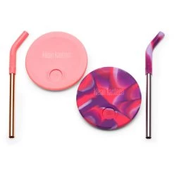 Klean Kanteen - Kid's Kanteen Cup Straw Lid 2er Pack - Låg -Udendørs køkken forsyninger discountbutik klean kanteen kids kanteen cup straw lid 2er pack laag 1