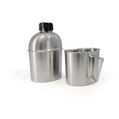 Origin Outdoors - Edelstahl Feldflasche - Drikkeflaske 9 Origin Outdoors - Edelstahl Feldflasche - Drikkeflaske -Udendørs køkken forsyninger discountbutik origin outdoors edelstahl feldflasche drikkeflaske detail 4