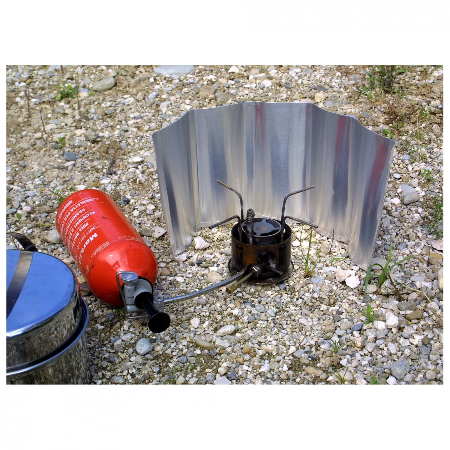 Origin Outdoors - Rollable Aluminium Windscreen 3 Origin Outdoors - Rollable Aluminium Windscreen - Billede 3