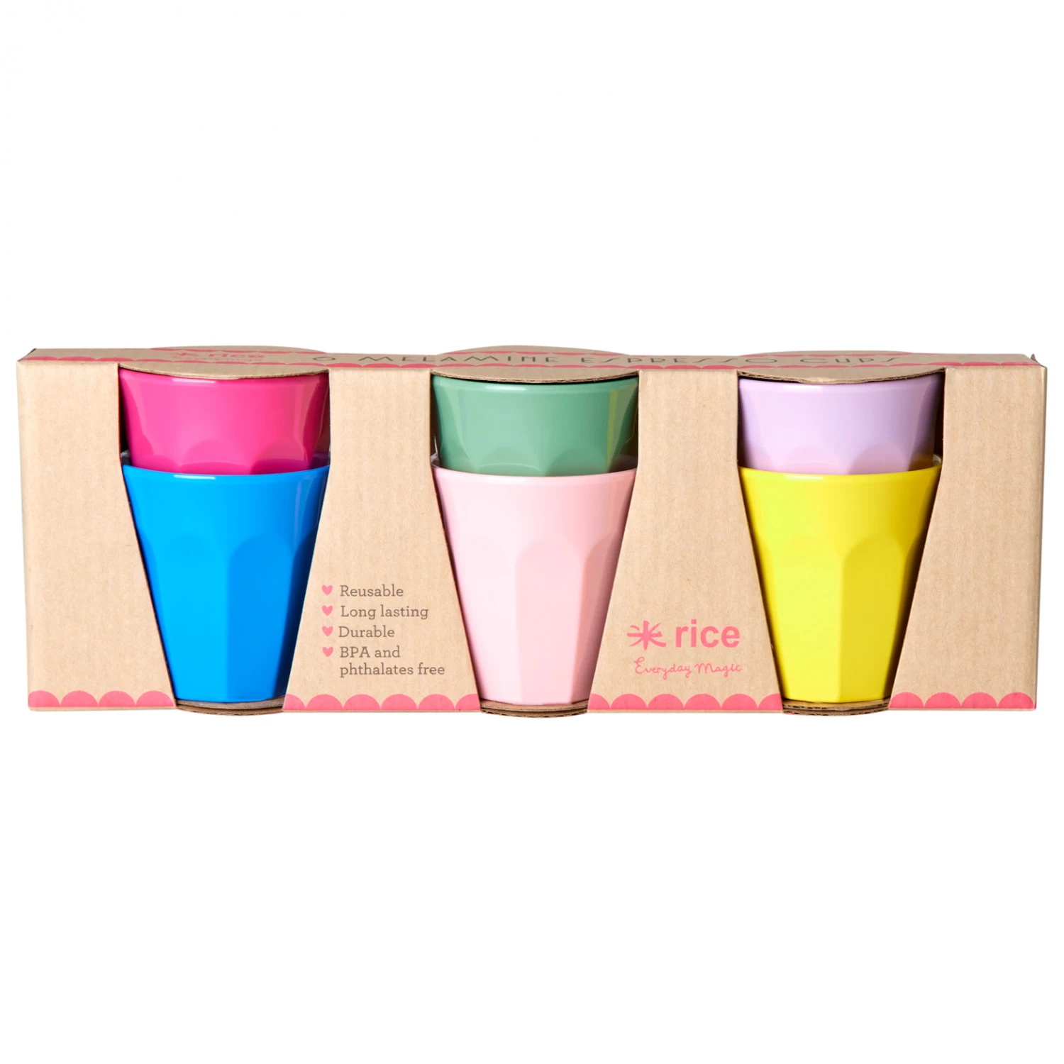 Rice - Melamine Espresso Cups Giftbox - Krus 1 Rice - Melamine Espresso Cups Giftbox - Krus