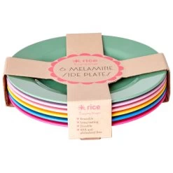 Rice - Melamine Round Side Plates Giftbox - Tallerken