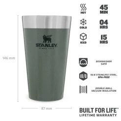 Stanley - Adventure Stacking Vacuum Pint - Termokrus -Udendørs køkken forsyninger discountbutik stanley adventure stacking vacuum pint termokrus detail 4