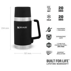 Stanley - Master Vacuum Food Jar - Madopbevaring 9 Stanley - Master Vacuum Food Jar - Madopbevaring -Udendørs køkken forsyninger discountbutik stanley master vacuum food jar madopbevaring detail 5